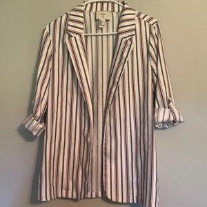 pinstriped F21 blazer 💌